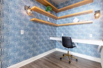 Indigo apartments private work space